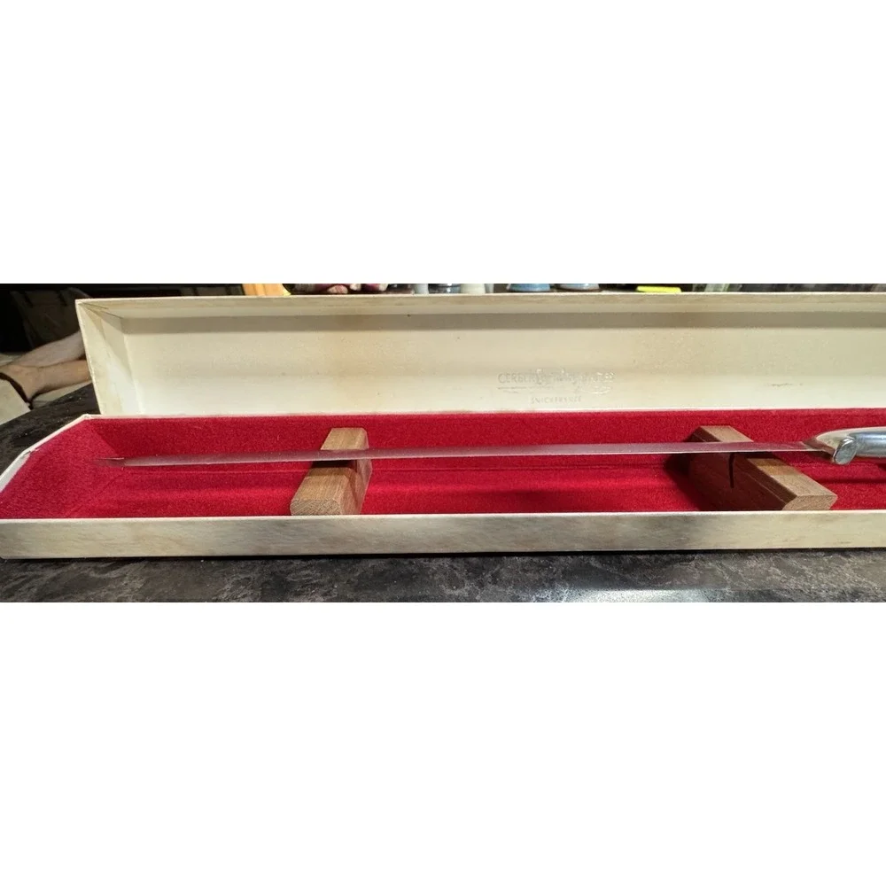 Vintage Gerber Legendary Blades Snickersnee Fork Tip Carving Knife w/ Box